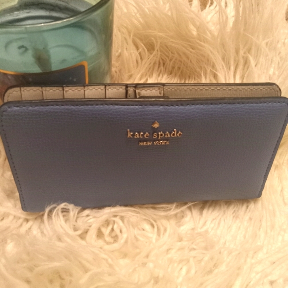 Baby blue Kate spade wallet